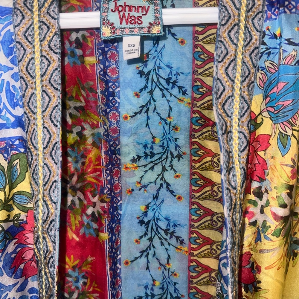 Colorful Floral Kimono Robe - Picture 3 of 9